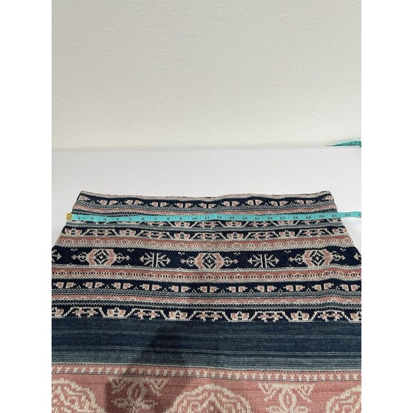 Ralph Lauren Women’s Geo-Motif Linen Cotton Pencil Skirt Pink Blue Size 1X‎ NWT - Picture 9 of 11